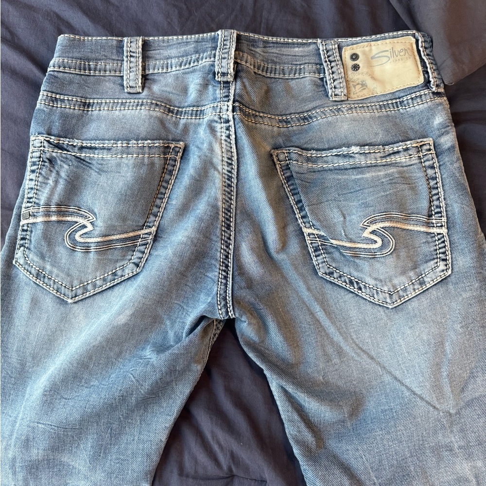 Men’s Silver Jeans - Zac style - 32 X 32